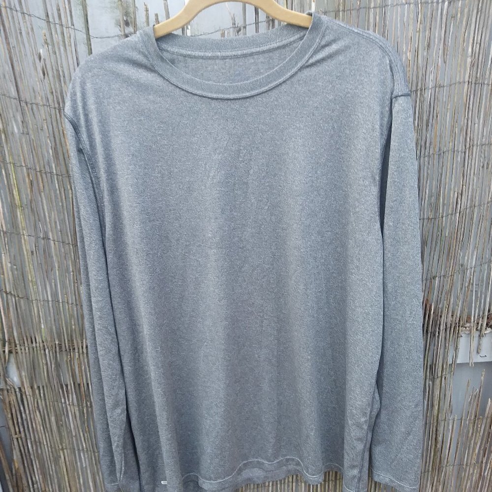 Champion Gray Long Sleeve Men's Unisex - 2X - ** See Measurements
